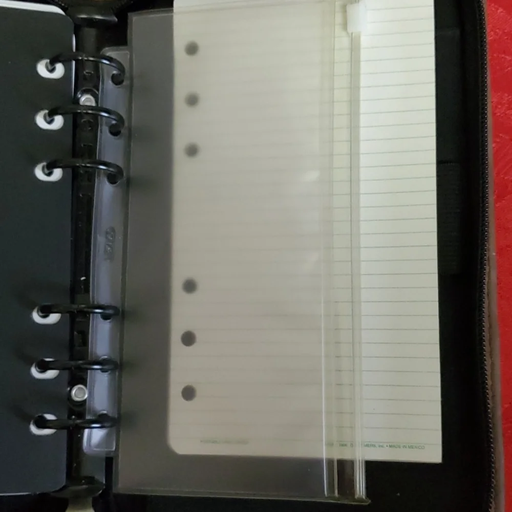 Leather Project Binder and Expanding file.